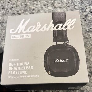 Marshall Major IV Wireless Headphones - Black
